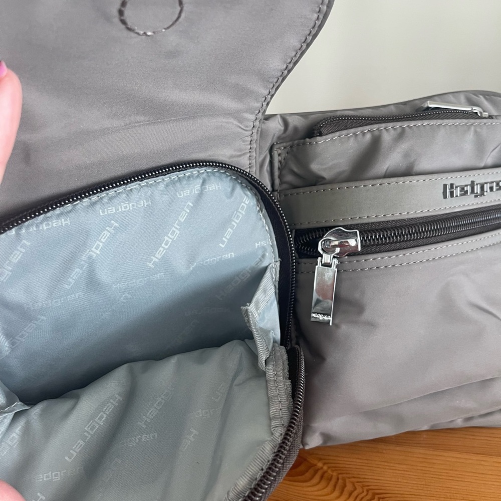 Hedgren Gray Messenger Bag - Picture 4 of 9